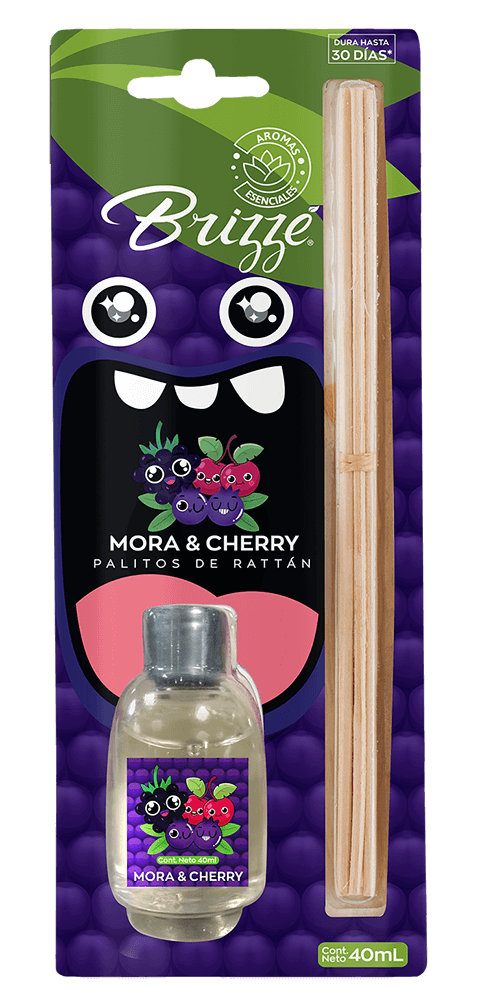 Cherry & Mora Palitos de Rattán